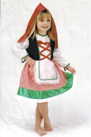 Dětský kostým — Červená Karkulka (šatičky)